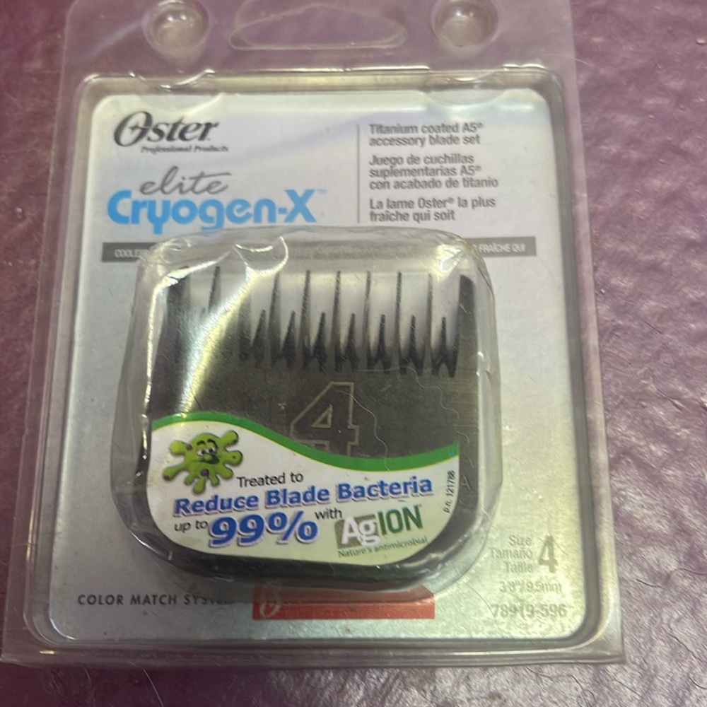 Oster elite cryogenic-X 4 blade